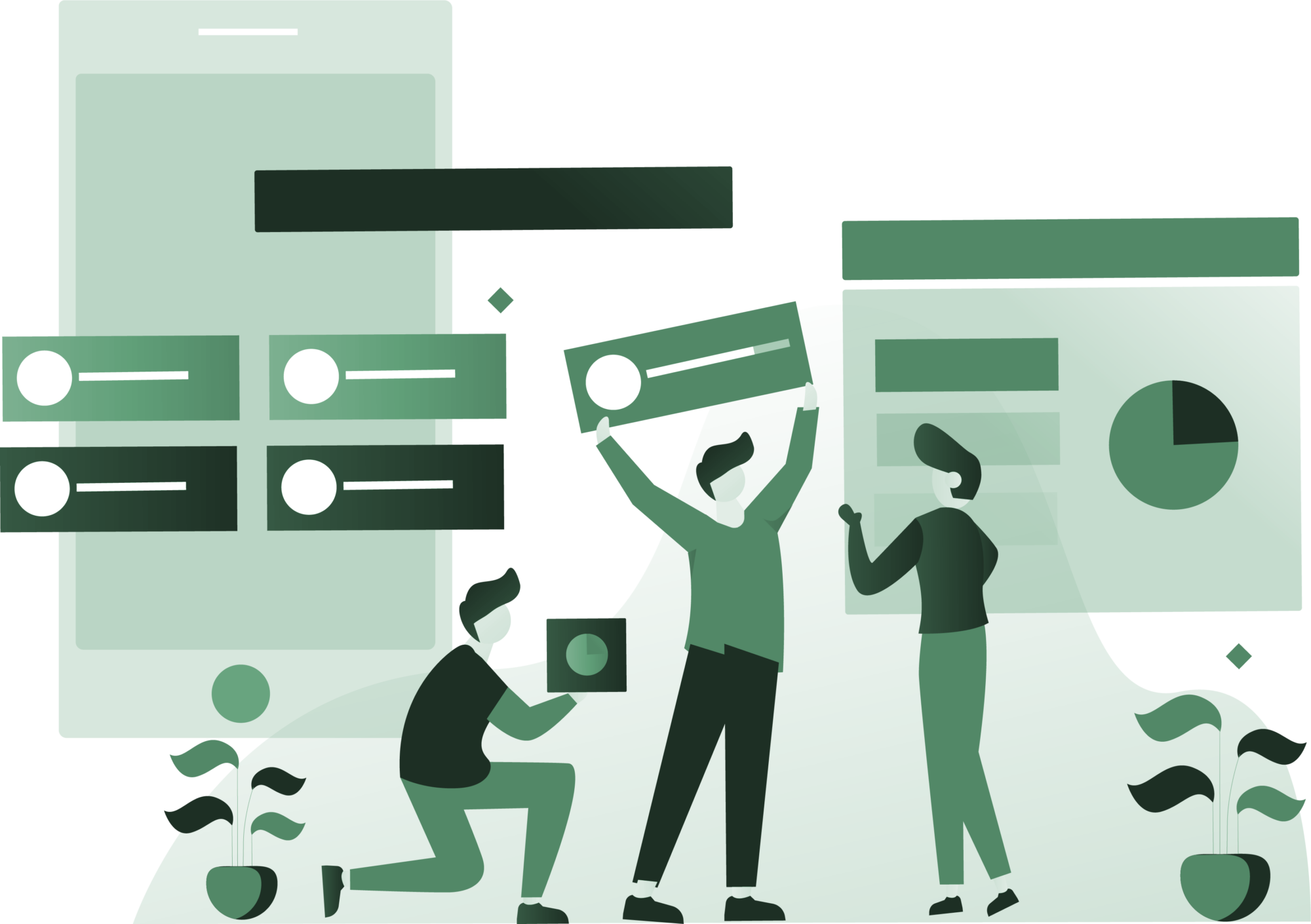 Illustration: getting started with a new website